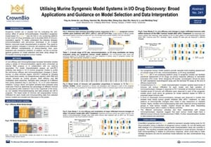 Using syngeneic tumor models in immuno-oncology drug discovery.