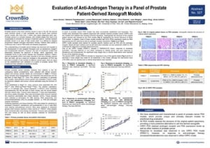 Evaluating anti-androgen therapy with prostate cancer PDX models