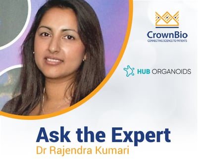 Dr Rajendra Kumari answers key questions around HUB Organoid Technology and tumor organoid models