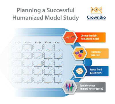 Factors to consider when planning immuno-oncology agent efficacy studies in humanized mice