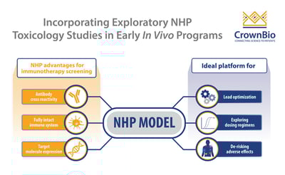 immunotherapy toxicity testing advantages by using exploratory NHP toxicology studies